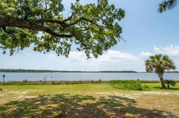 a view of an ocean and beach