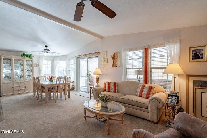 201 South Greenfield Road, Unit 176 Mesa, AZ 85206 - Photo 17 of 61 a living room with furniture and a large window