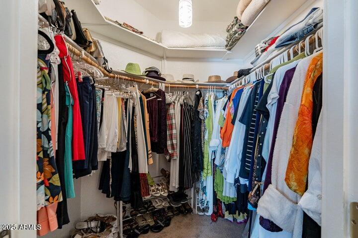 201 South Greenfield Road, Unit 176 Mesa, AZ 85206 - Photo 40 of 61 a view of walk in closet with clothes