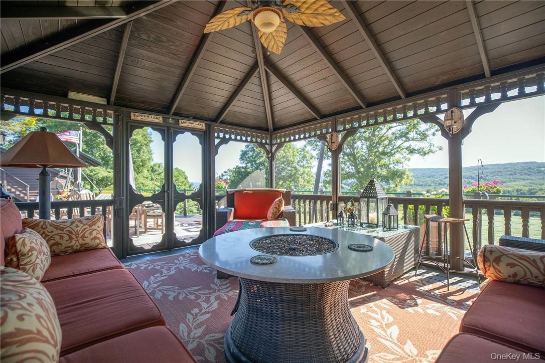 617 Bean River Road Pine Plains, NY 12546 - Photo 29 of 40 a view of a patio on the roof deck