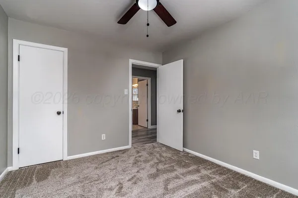 a view of an empty room