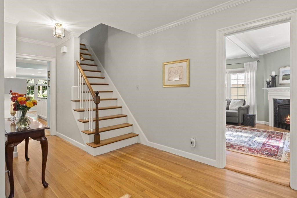 220 Perkins Row Topsfield, MA 01983 - Photo 15 of 42 a view of entryway with wooden floor