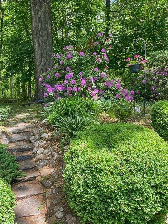 220 Perkins Row Topsfield, MA 01983 - Photo 36 of 42 a view of a garden with flowers