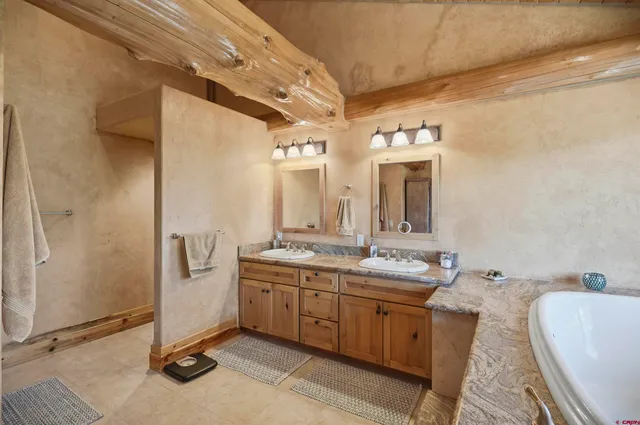 a close view of a shower in bathroom