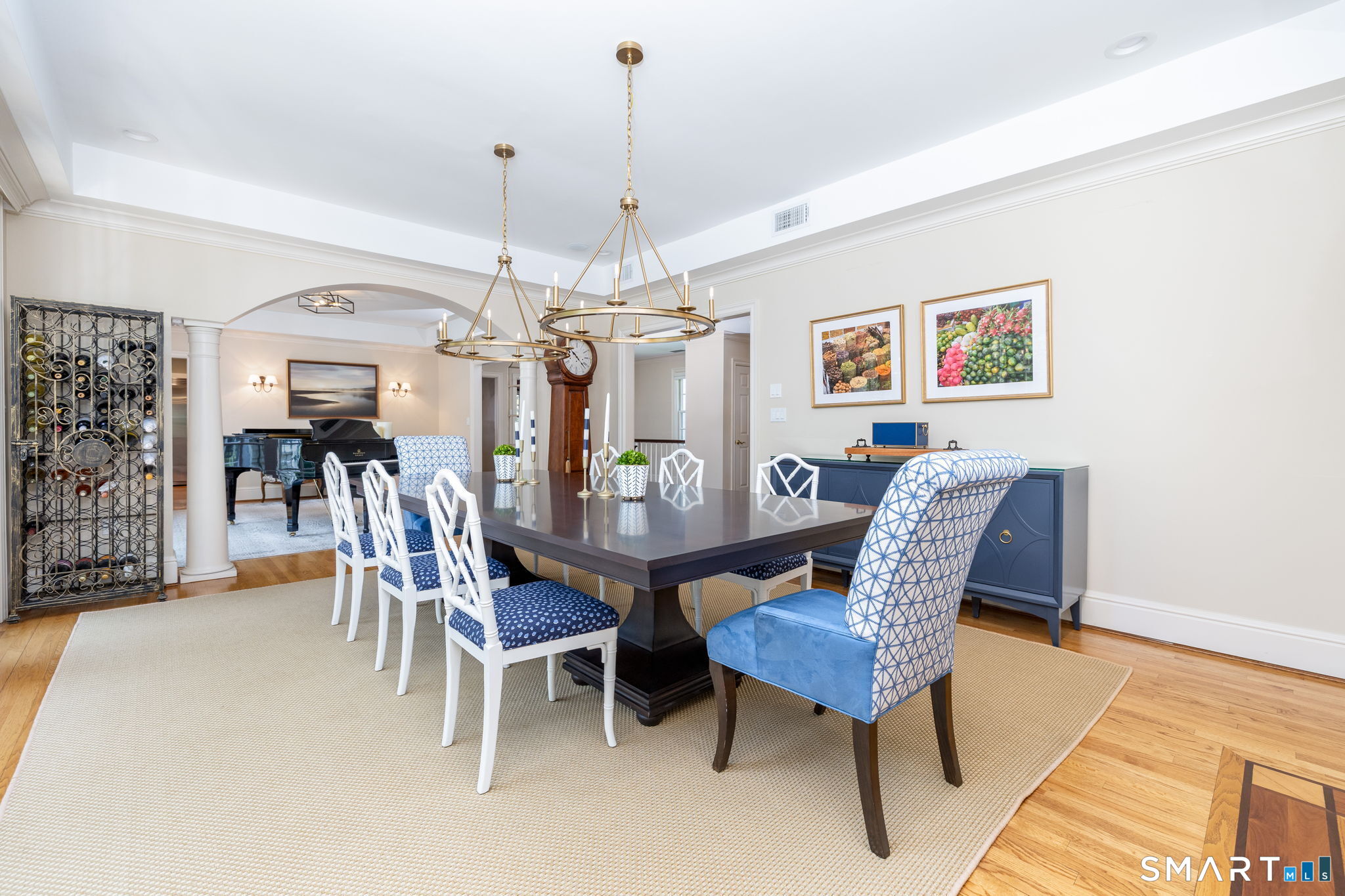 82 Ledyard Road West Hartford, CT 06117 - Photo 11 of 40 Dining room is open to the foyer, den, and has easy access to the kitchen