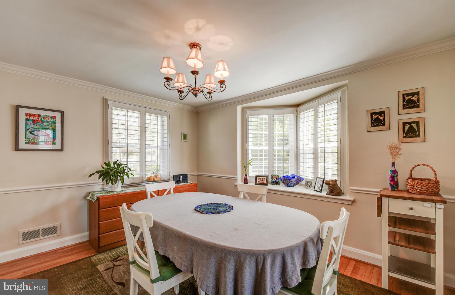 1576 Dellsway Road Towson, MD 21286 - Photo 9 of 41 Dining room features a custom light fixture
