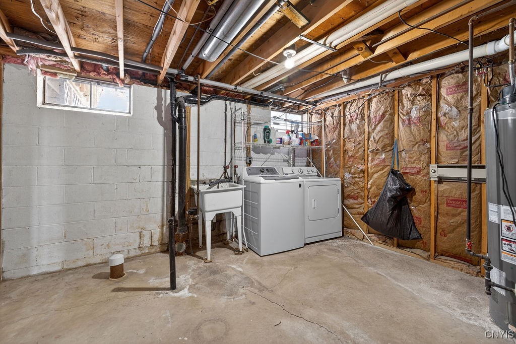 211 Blackmore Road Camillus, NY 13031 - Photo 34 of 47 Roughed in bath in the mechanical room. New washer