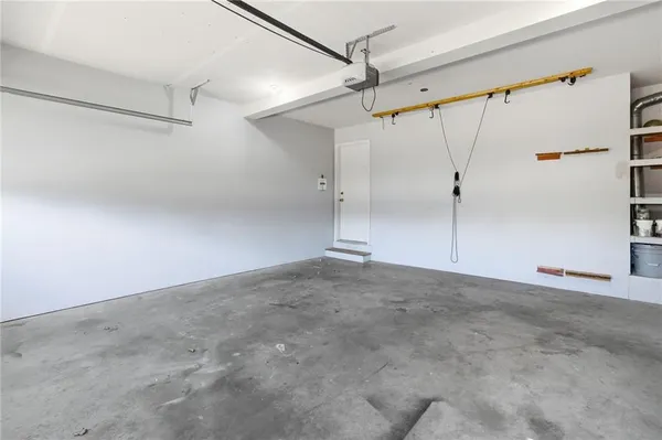 a view of a room with an empty space