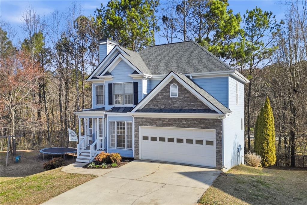 201 Arbor Hills Road North Talking Rock, GA 30175 - Photo 3 of 46 a view of a house with a yard and potted plants