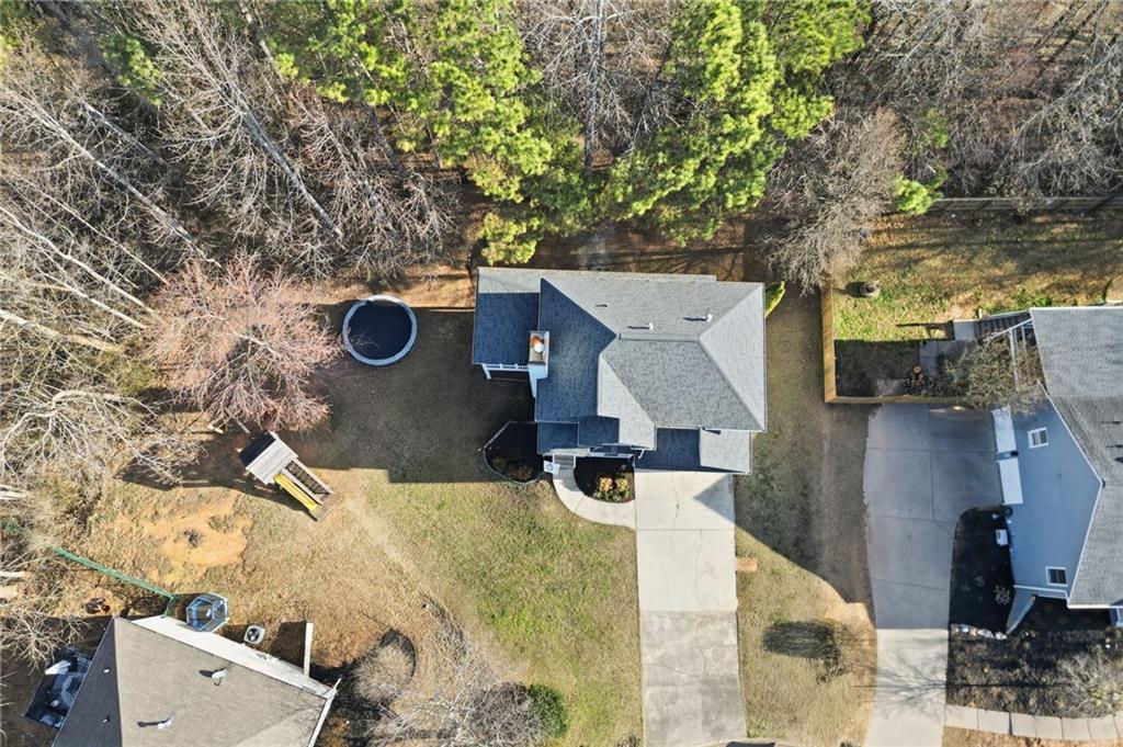 201 Arbor Hills Road North Talking Rock, GA 30175 - Photo 39 of 46 aerial view of a house with yard and swimming pool