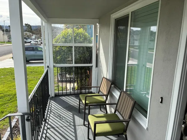 a outdoor view from a balcony