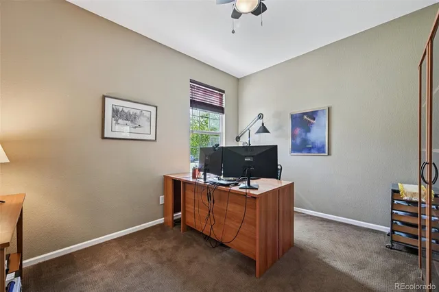 a room with furniture and window