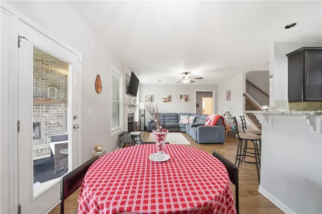 a bedroom with a bed furniture and window
