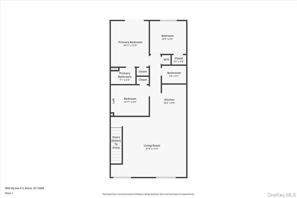 2853 Ely Avenue, Unit 3 Bronx, NY 10469 - Photo 20 of 20 a picture of a floor plan