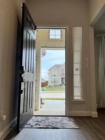 a view of a entryway door of the house