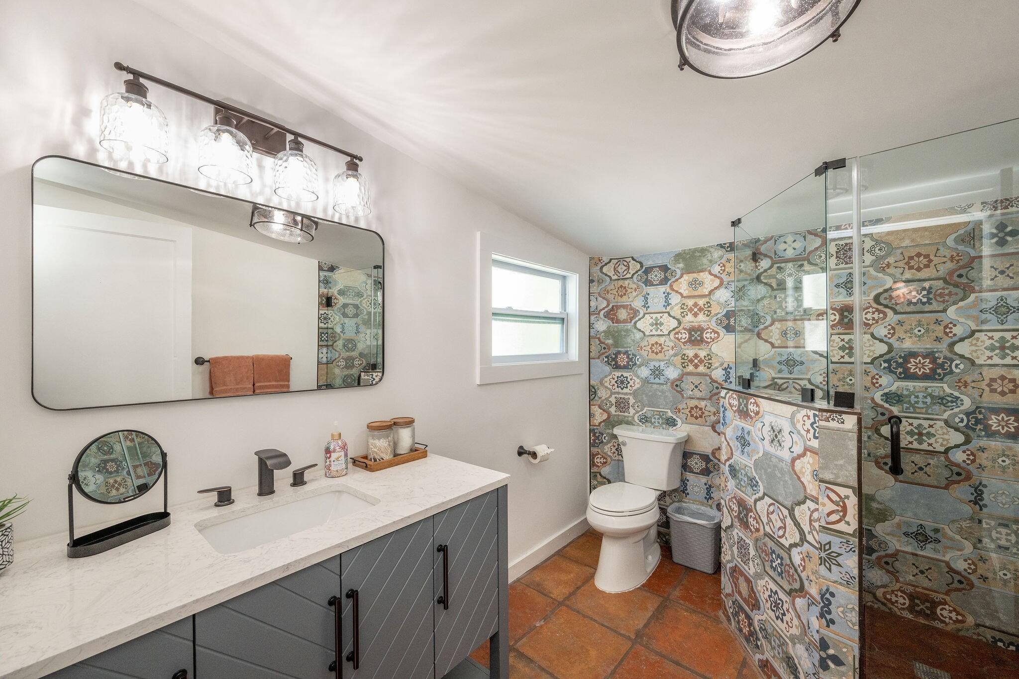 927 Thomas Street, Unit 4 Key West, FL 33040 - Photo 7 of 22 Quartz Topped Vanity / Glass Shower