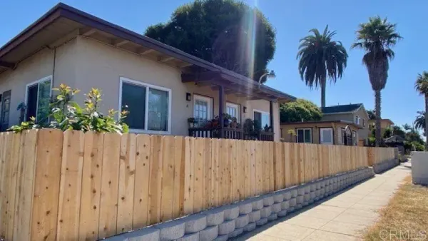 a view of a house with a patio