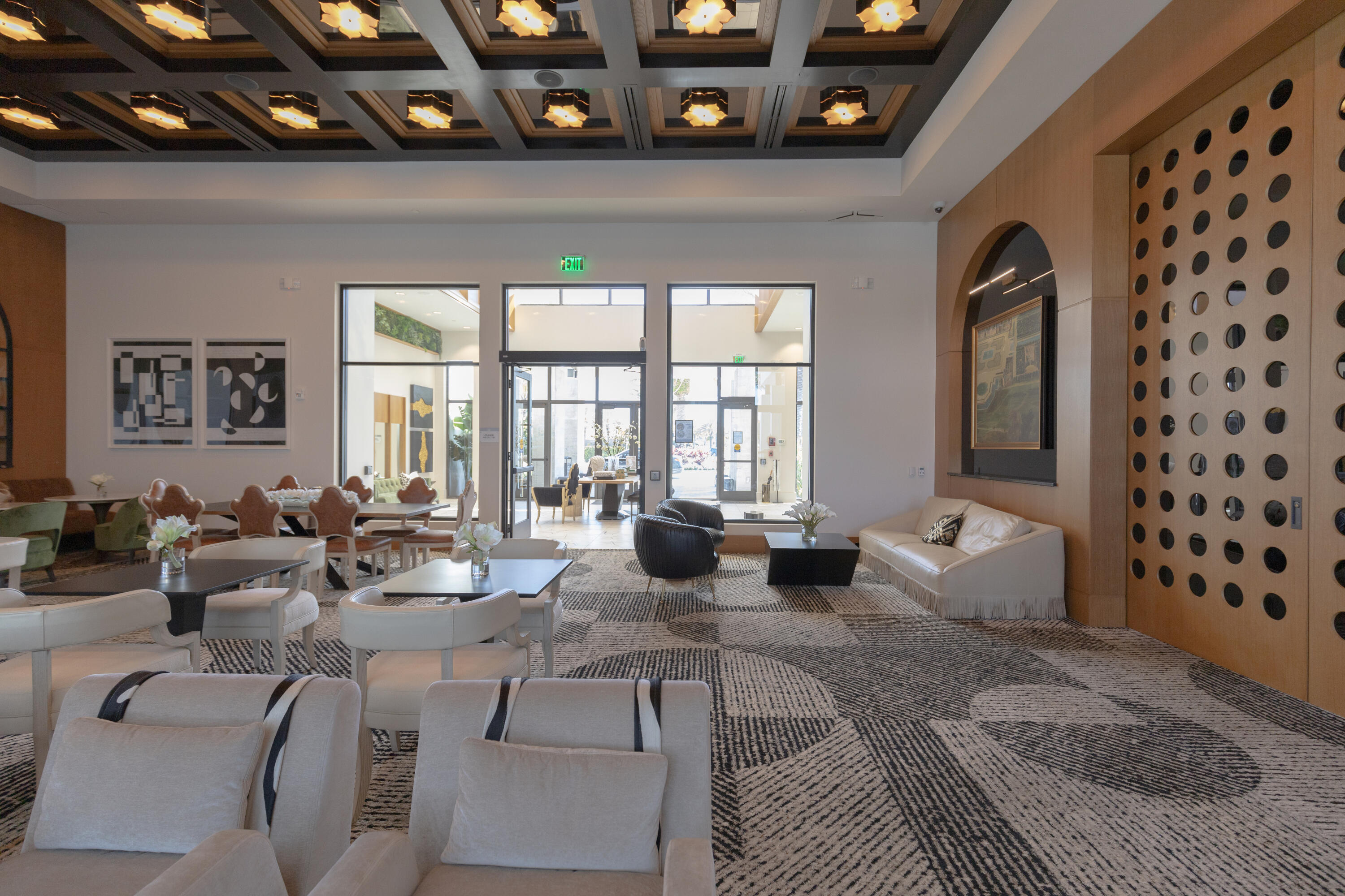 8252 Crystal Downs Avenue Boca Raton, FL 33434 - Photo 18 of 49 a living room with fireplace furniture and a large window