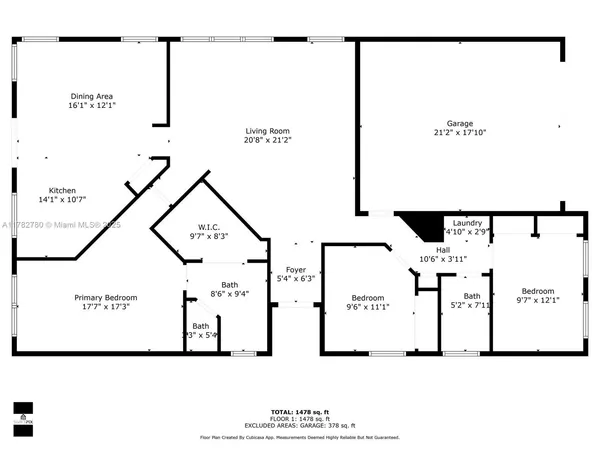 $540,000 | 7324 Northwest 1st Place, Plantation, FL 33317