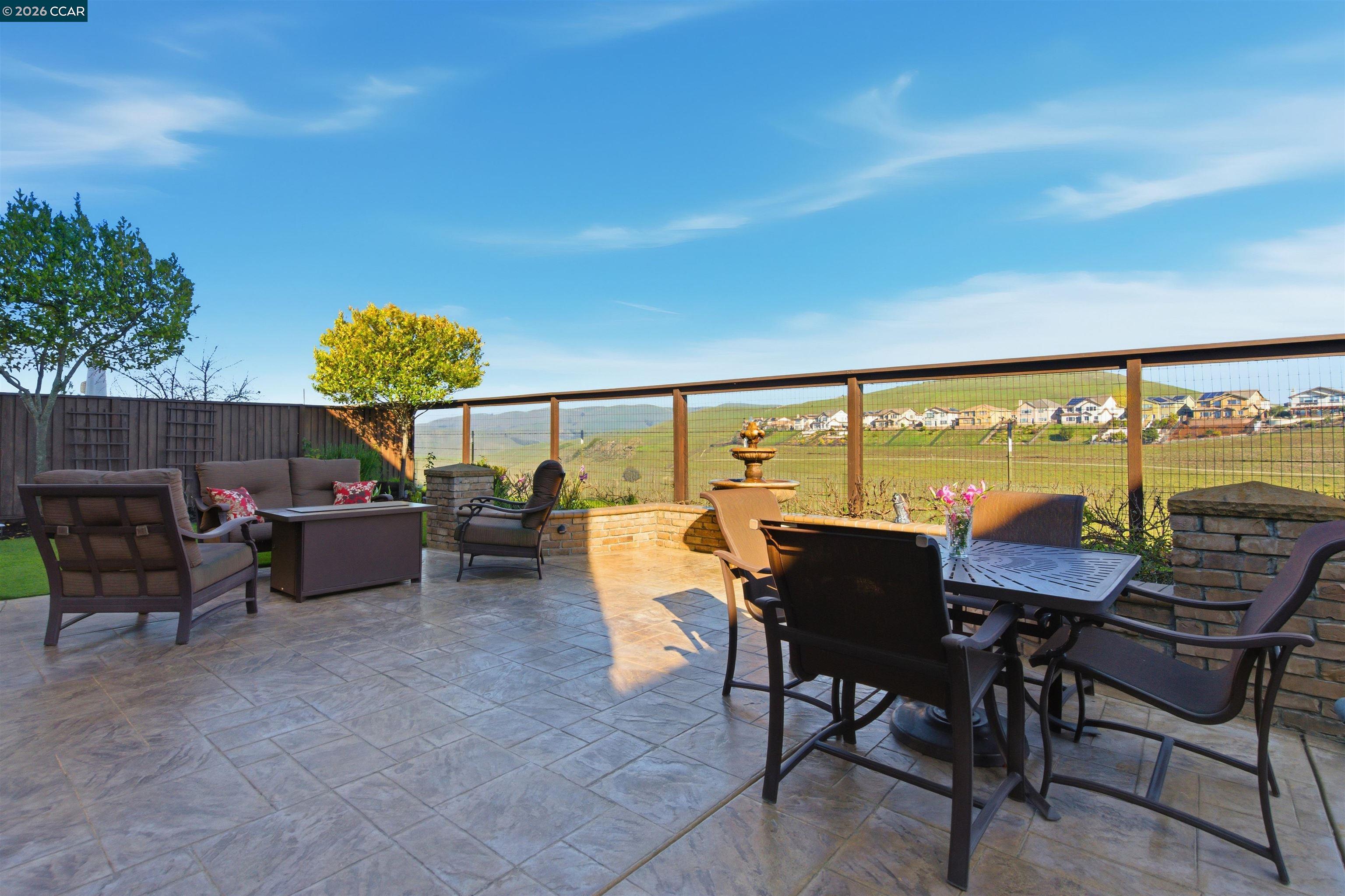 9927 Reimers Way Dublin, CA 94568 - Photo 33 of 39 a view of a terrace with furniture and a potted plant
