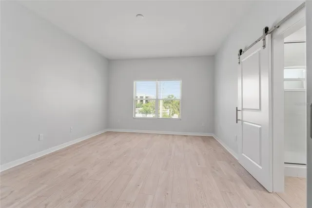 a view of an empty room