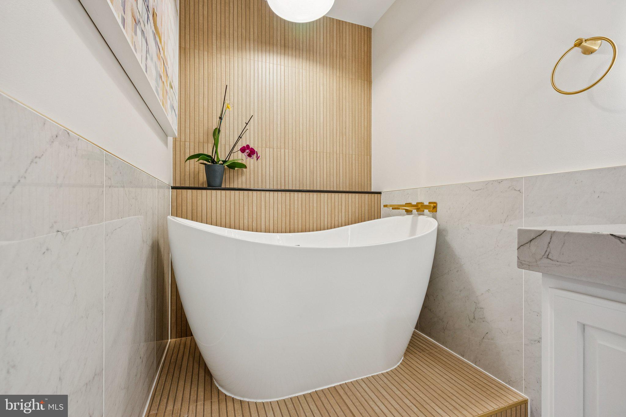 502 West Broad Street, Unit 215 Falls Church, VA 22046 - Photo 26 of 40 a view of a bathtub in a bathroom