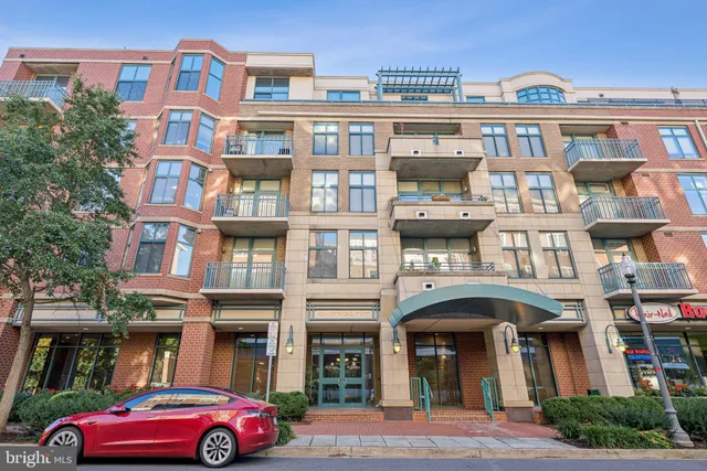 a front view of residential building