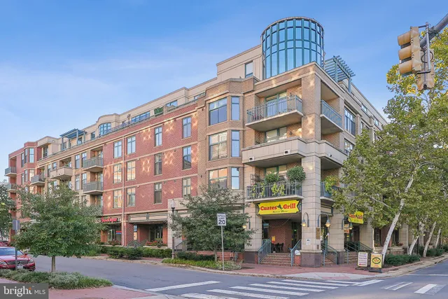 a front view of a building