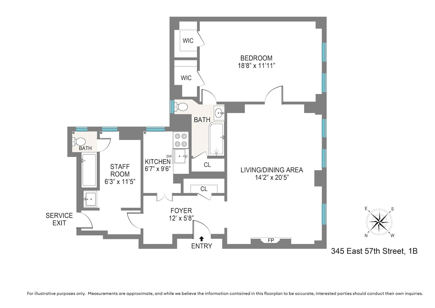 345 East 57th Street, Unit 1B Manhattan, NY 10022 - Photo 12 of 12