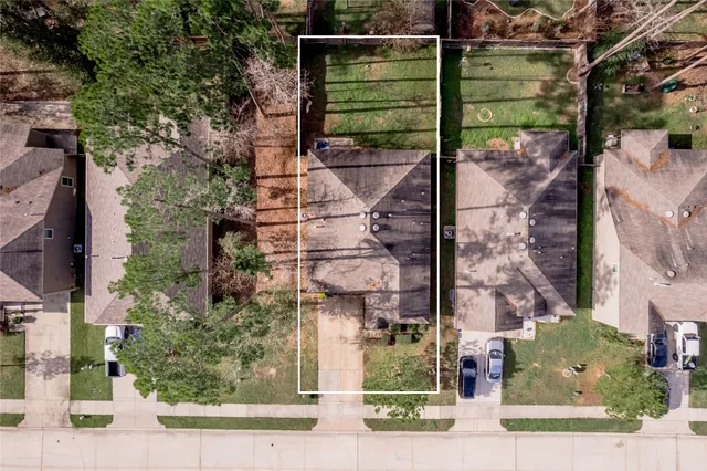 front view of a house with a street