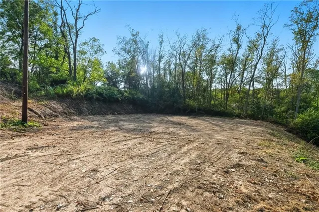 a view of a yard with a house