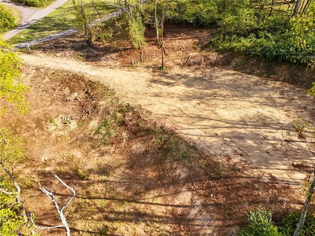 a view of yard covered with snow