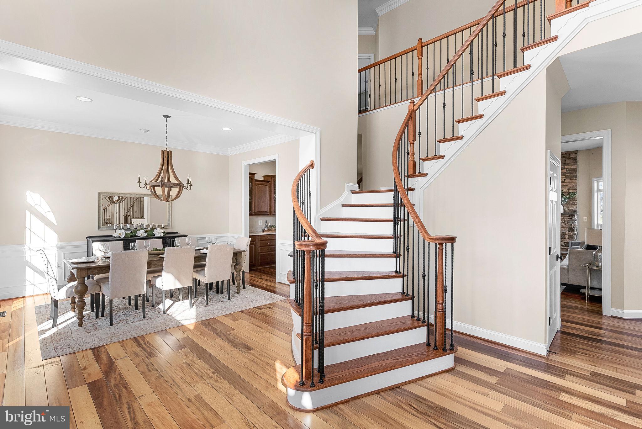 38590 Bettis Drive Hamilton, VA 20158 - Photo 6 of 97 a view of entryway and dining room with wooden floor