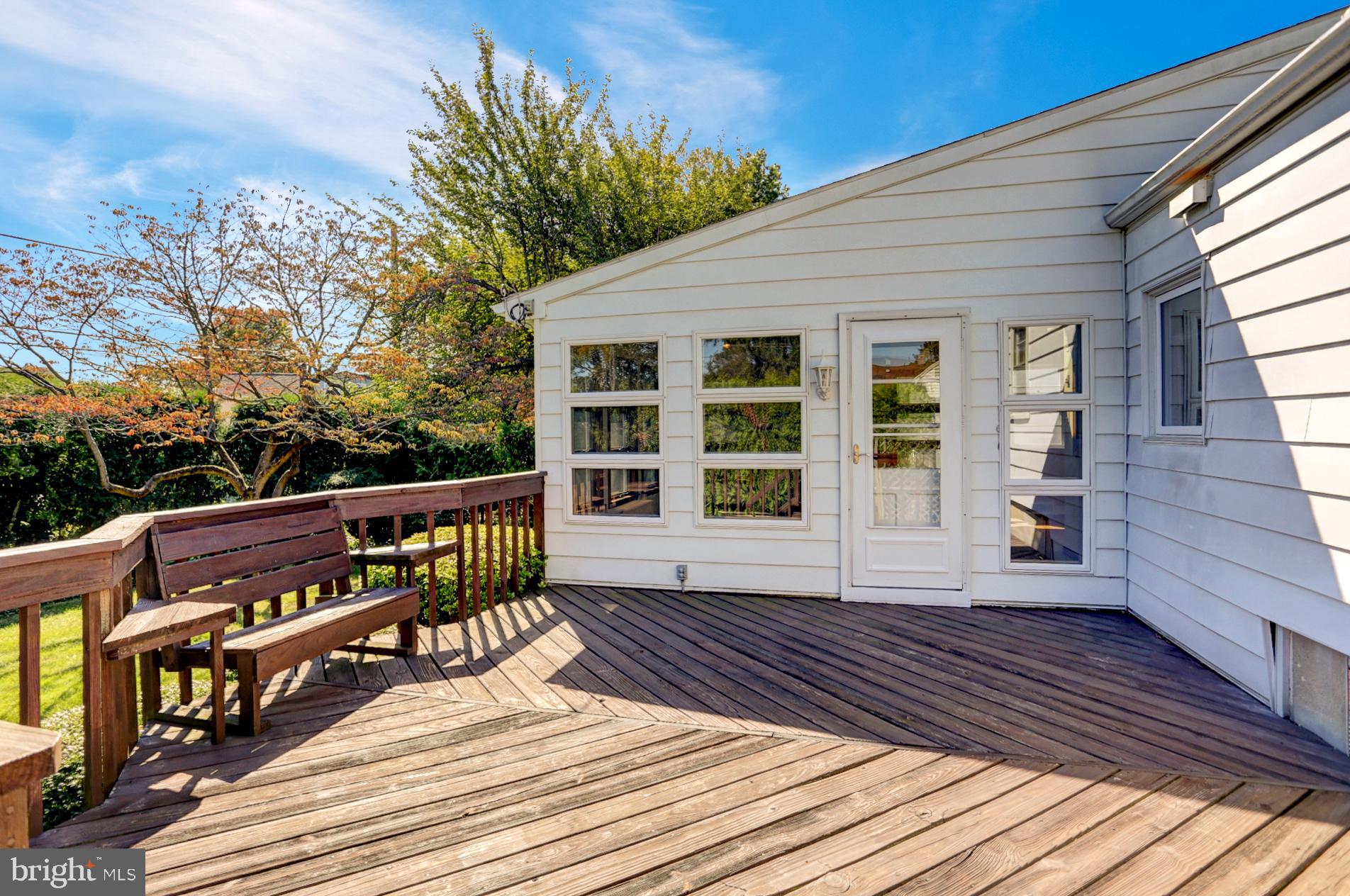 116 Eric Avenue Reading, PA 19607 - Photo 14 of 62 Custom Deck with built-in bench