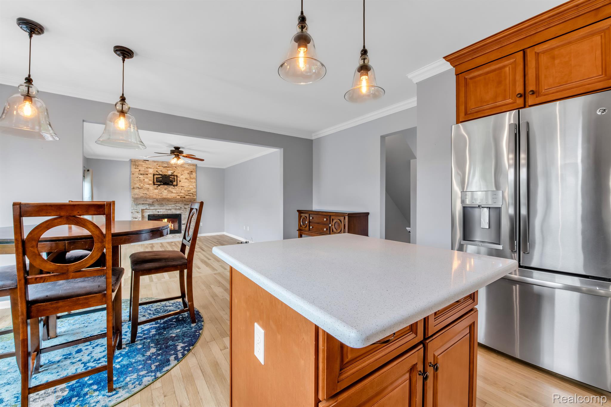 3878 Kossuth Road Lake Orion, MI 48360 - Photo 12 of 40 kitchen island