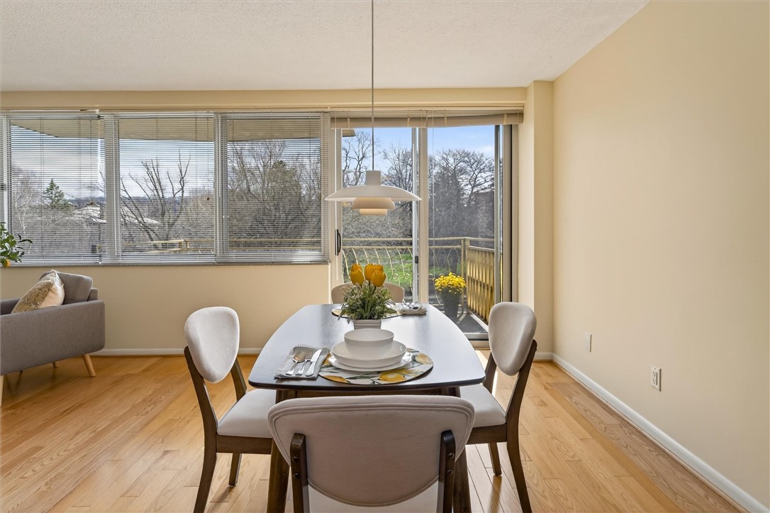 1400 East Avenue, Unit UN307 Rochester, NY 14610 - Photo 15 of 47 dining area and wall of windows