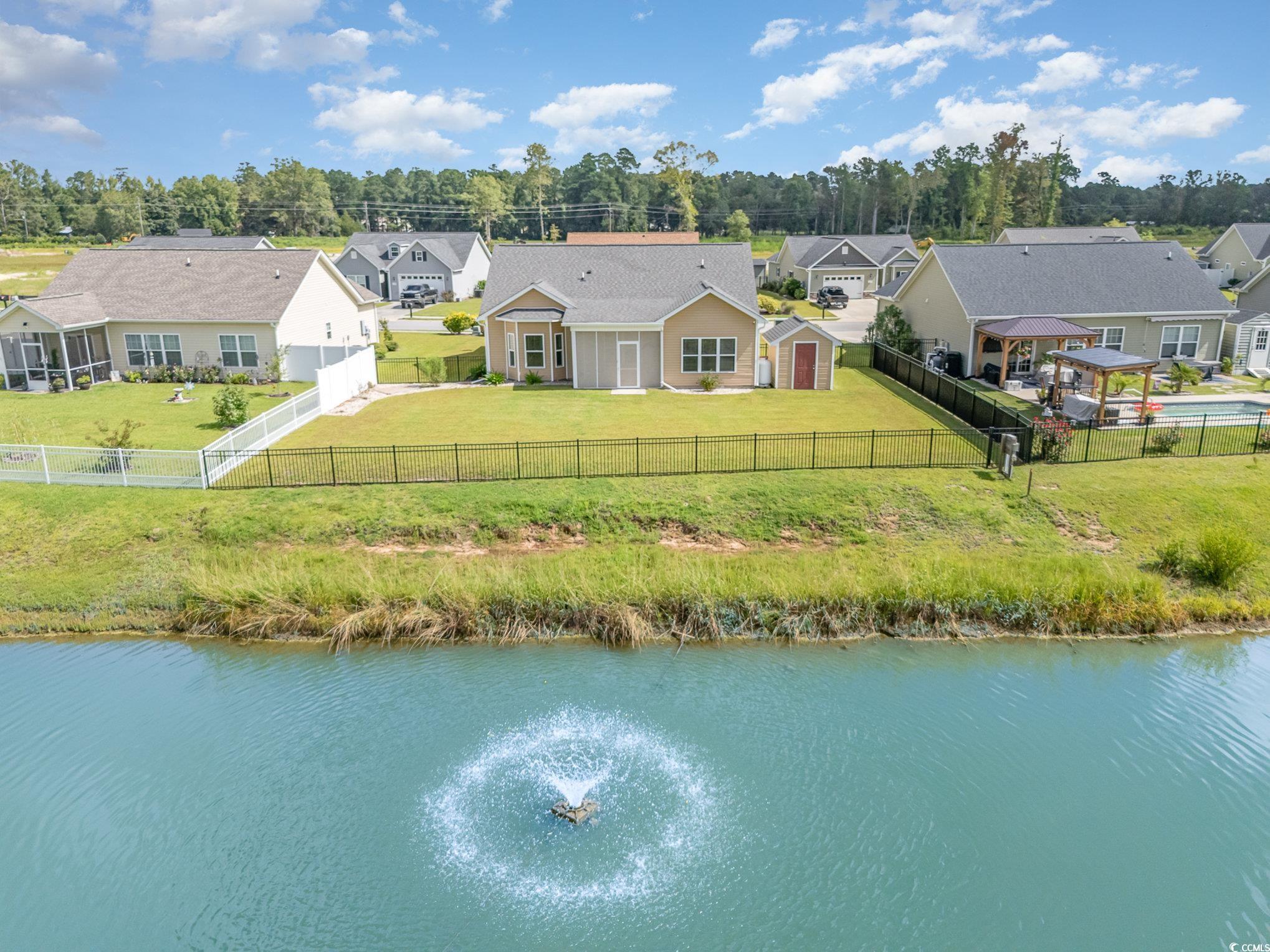 150 Springtide Drive Conway, SC 29527 - Photo 3 of 36 Birds eye view of property with a water view