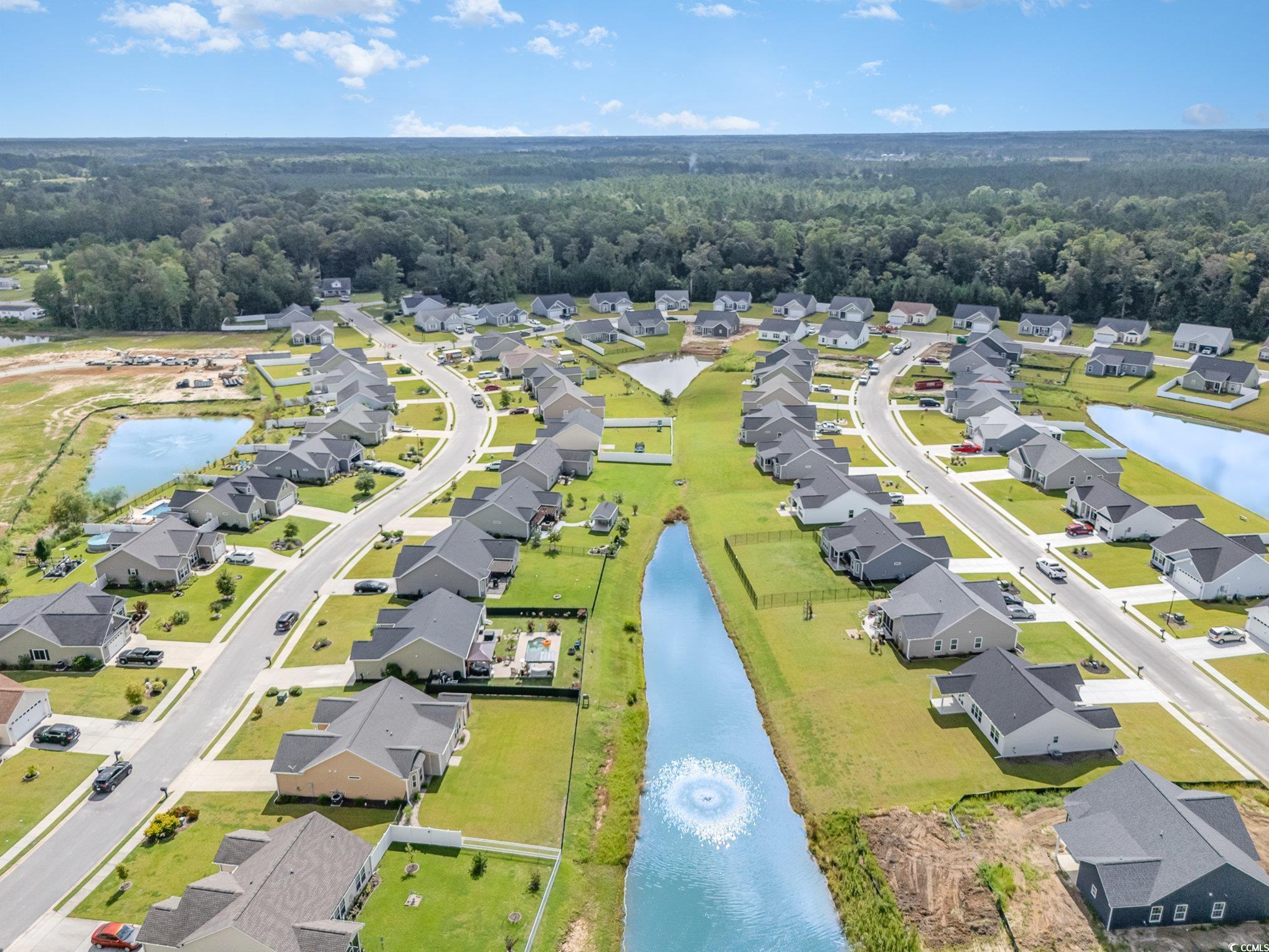 150 Springtide Drive Conway, SC 29527 - Photo 4 of 36 Birds eye view of property with a water view