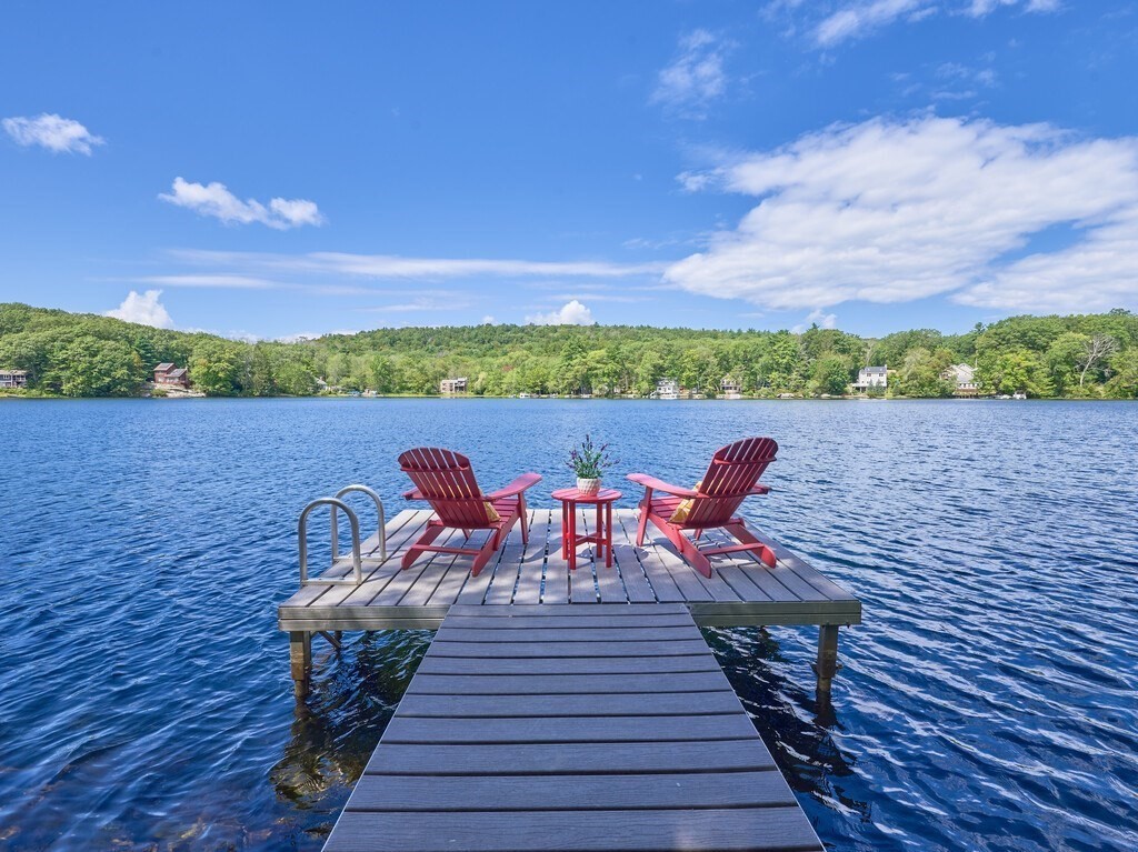 61 Bennetts Road Sturbridge, MA 01566 - Photo 1 of 42 a view of a roof deck with table and chairs