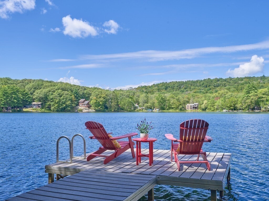 61 Bennetts Road Sturbridge, MA 01566 - Photo 31 of 42 a view of a chairs and table in the patio