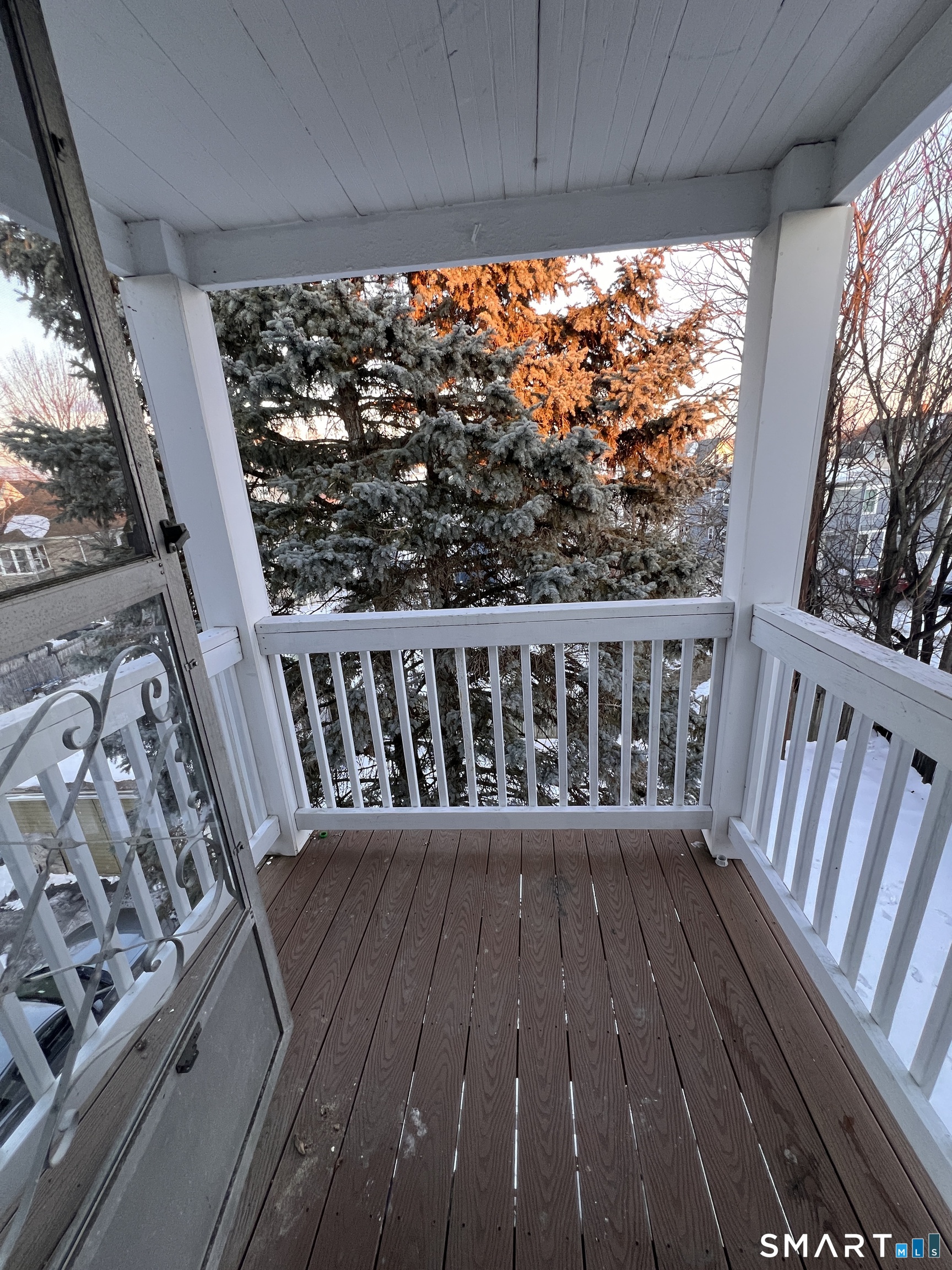 128 Prince Street Bridgeport, CT 06610 - Photo 19 of 19 a balcony with wooden floor in outdoor space