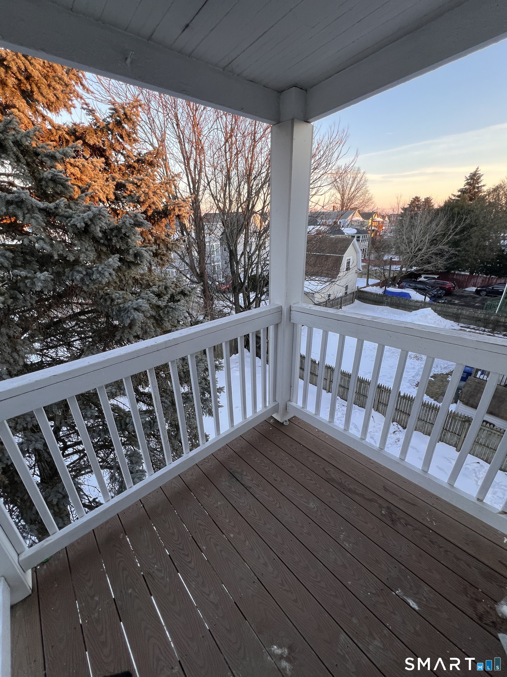 128 Prince Street Bridgeport, CT 06610 - Photo 4 of 19 a view of balcony with wooden floor