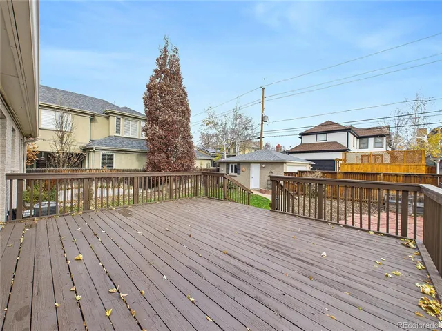 a view of a backyard with a garden