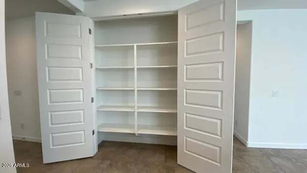 a view of an empty room