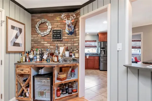 a view of a entryway with storage