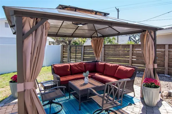 a view of swimming pool with an outdoor space