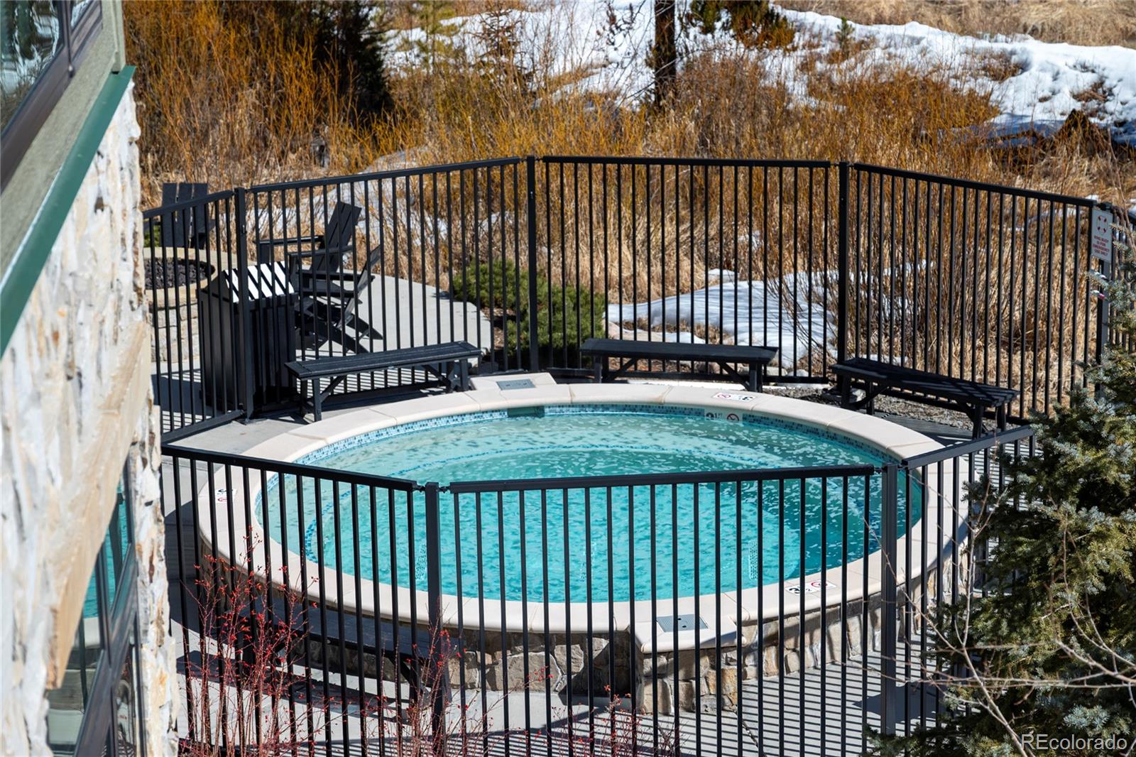 144 Ski Idlewild Road, Unit 2203 Winter Park, CO 80482 - Photo 39 of 45 a view of a black gate