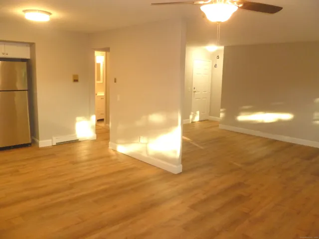 a view of a bathroom with a shower