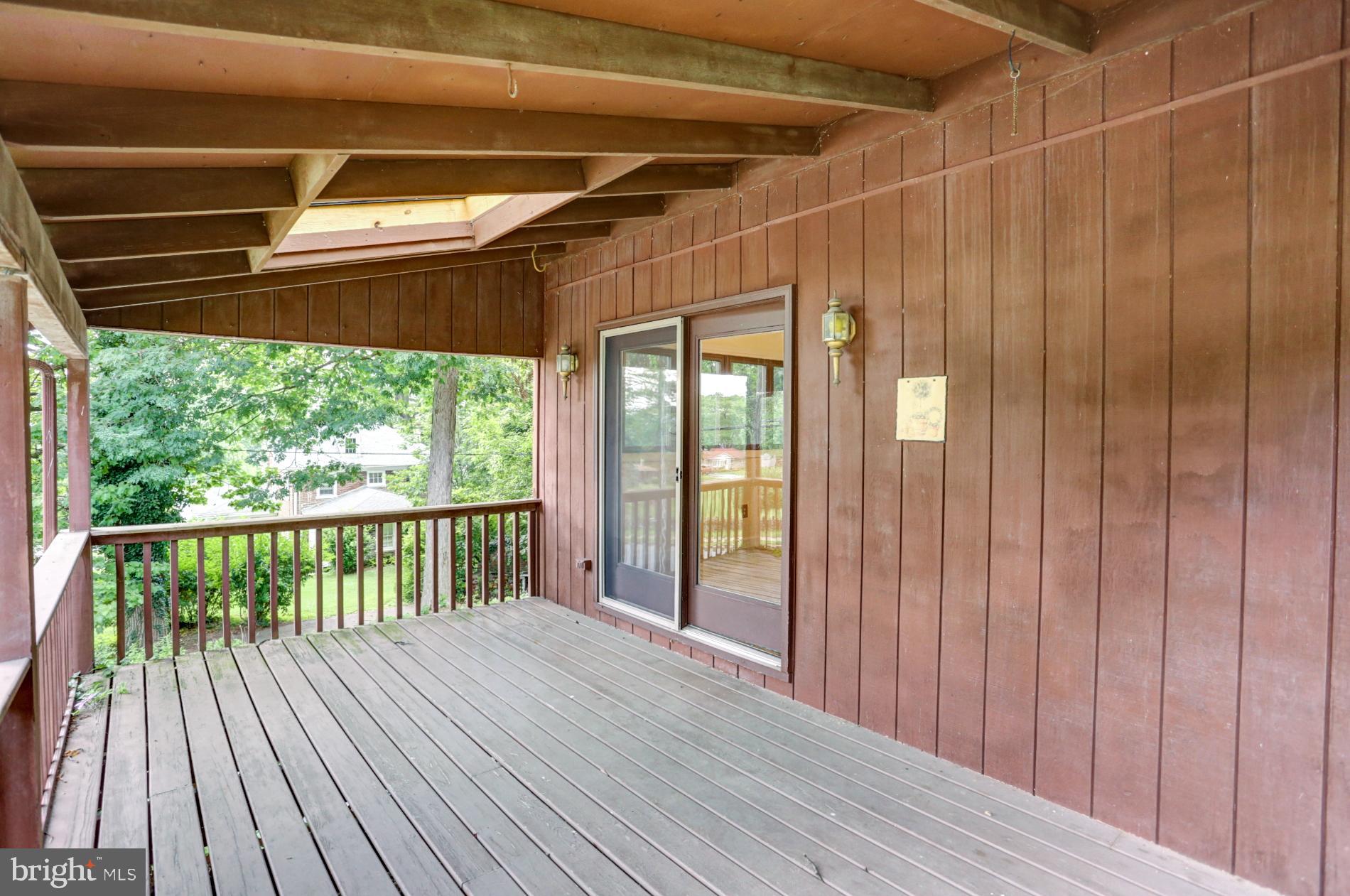 1800 Alsace Road Reading, PA 19604 - Photo 13 of 45 Covered Side Deck w/skylights and sliding doors