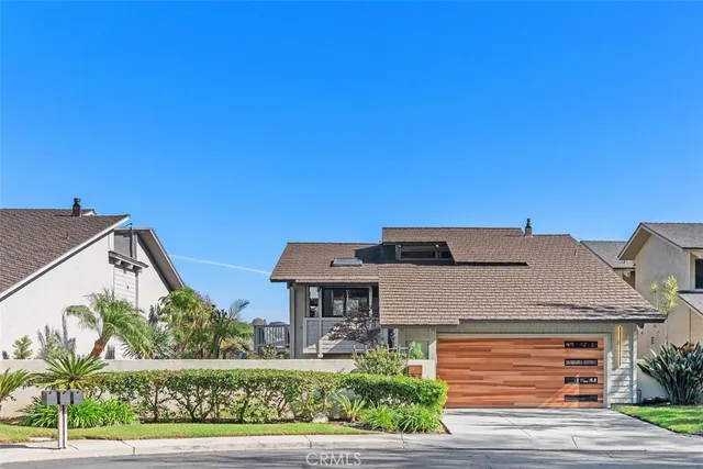 a aerial view of a house